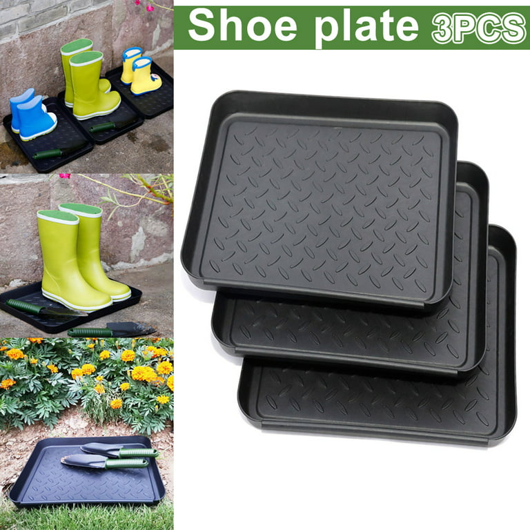 3pcs Multi-purpose Shoe Mat Tray Pet Tray Mud Mat For Shoes