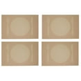 thumbnail image 2 of Knife and Fork Woven PVC Table Placemat, 12" x 16", Set of 4, Tan, 2 of 4