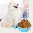 thumbnail image 2 of Gamelle suspendue en acier inoxydable pour chiens et chats (bleu), 2 of 4