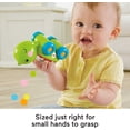 thumbnail image 4 of Fisher-Price Juguete para gatear para bebés Poppity Pop Turtle Vehículo para empujar con sonidos de bolas para edades de 6 meses o más, 4 of 4