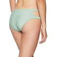 thumbnail image 2 of Bikini Lab Women's Cut Out Hipster Bikini Swimsuit Bottom, sage//Sand Dunes, Medium, 2 of 3
