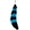 Black Blue Green, variant on Furry Faux Furs Foxes Tail Keychain Cosplays Toy Bag Hangings Charm Pendant Key Handbag Accessorise Car Ornaments Gifts Cospl