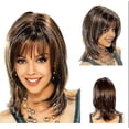 thumbnail image 1 of Peluca de pelo corto de moda para mujer (marrón) ZefeiWu 1327533432900, 1 of 1