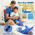thumbnail image 5 of Remote Control Shark Toy,Rechargeable RC Shark Robot with Realistic Biting Action, Interactive Gifts for Boys Ages 3-12, 5 of 9