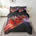 thumbnail image 2 of Castle Fairy Cute Santa Claus Deer 7-Piece Twin Bedding Sets for Teens Girls Boys,Merry Christmas Bedding Comforter Set,Happy New Year Breathable Sheet Sets,Ultra Soft Home Decor, 2 of 8