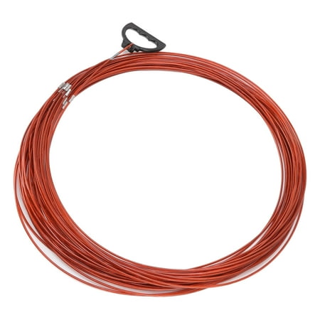 

Steel Wire Measuring Rope Plastic Coated Construction Site Measuring Rope with Pull Ring for Railway Farmland 70m/229.7ft