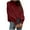 Wine, variant on IROINNID Womens Sweater Turtleneck Pullover Sweater Solid Color Comfy Short Length Long Sleeve Sweater Tops