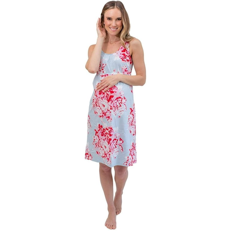 Baby Be Mine Maternity Nursing Sleeveless Nightgown Delivery Robe Set Nursing Gown Maternity Gown Night Gown For Women With Maternity Robe Set Walmart