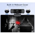 thumbnail image 3 of Streaming Webcam for PC - 1080P HD Webcam with Microphone, Privacy Cover, AutoFocus, Noise Cancellation, Auto Light Correction, USB Computer Web Camera, Plug and , for Laptop, Desktop,, 3 of 8