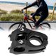 thumbnail image 5 of Vástago Corto Para Bicicleta, No Es Fácil Acumular Polvo 25,4 Mm/1 Pulgada Vástago De Bicicleta De Montaña Fácil De Instalar Para Bicicletas De Piñón Fijo OTVIAP Negro, 5 of 8