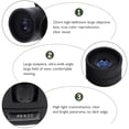 thumbnail image 3 of OUNONA 1pc Night Vision Scope Black Rubber Fog-proof for Outdoor Adventure, 3 of 6