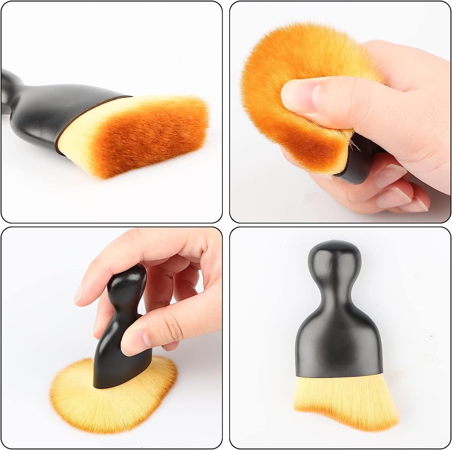 Cobee Car Detailing Brush, Car Cleaning Brushes Duster Soft Bristles  Detailing Brush Dusting Tool Dust Removal Brush Dirt Dust Clean Brushes for  Car Interior Exterior Leather Air Vents(Yellow) : : Automotive