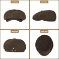 thumbnail image 2 of Minzimin Newsboy Cap for Men Flat Cap 100% Cotton Irish Gatsby Ivy Golf Cabbie Hat Driving Hat, 2 of 4