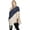 Navy Beige, variant on Women Tassel Shawl Wraps Knitted Poncho Winter Soft Sweater Cardigan Blanket Cape