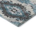 thumbnail image 3 of Addison Rugs Mayfield Premium Machine Washable Transitional Aztec Teal Rectangle Rug, 2'6" x 3'10", 3 of 7