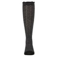 thumbnail image 6 of MeMoi Girls Open Work Shimmer Cotton Blend Knee High Socks - Girls - Female, 10, Winter White, 6 of 9