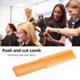 thumbnail image 2 of Peluquería Carbón Antiestático Peine Diente Ancho Cortapelos Peine (Naranja) Tmvgtek cuidado belleza, 2 of 9