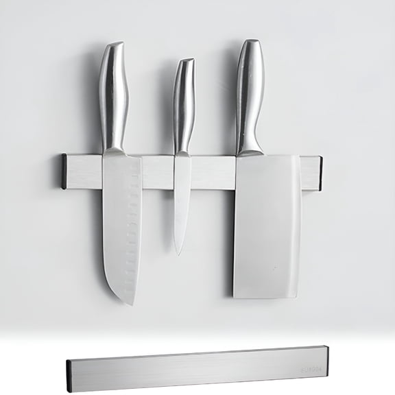 ACDANC Stainless Steel Magnetic Knife Holder for Wall Knife Magnetic Strip Refrigerator Knife Magnet Bar Wall Mount Knife Rack for Kitchen Utensil Holder Knife Block for Kitchen Organization