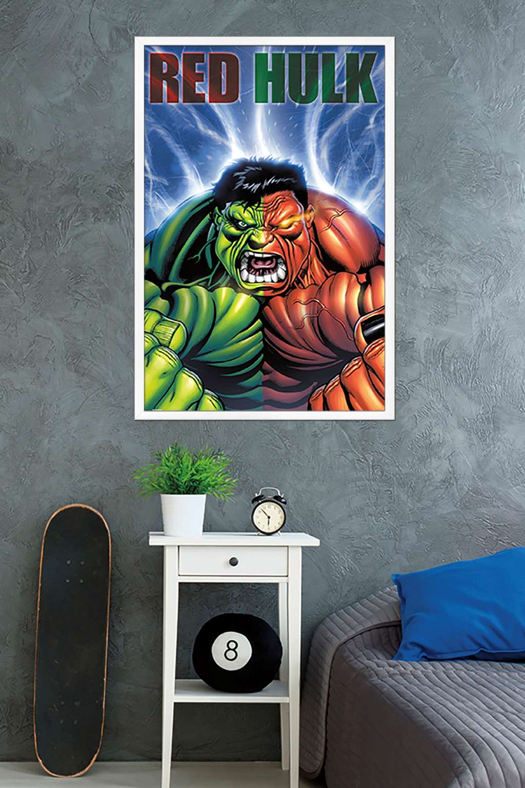 Marvel Comics - Red Hulk - Cover #30 Wall Poster, 22.375" x 34", Framed