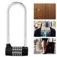 thumbnail image 3 of Spptty Zinc Alloy U-shape Combination Digit Password Code Lock Extra Long Cabinet Door Padlock , Door Lock,U Lock, 3 of 8