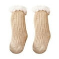 thumbnail image 2 of LSLJS Super Thick Wool Lamb Velvet Children's Floor Solid Color Plus Velvet Baby Non-Slip Baby Floor, Baby Socks, 2 of 5