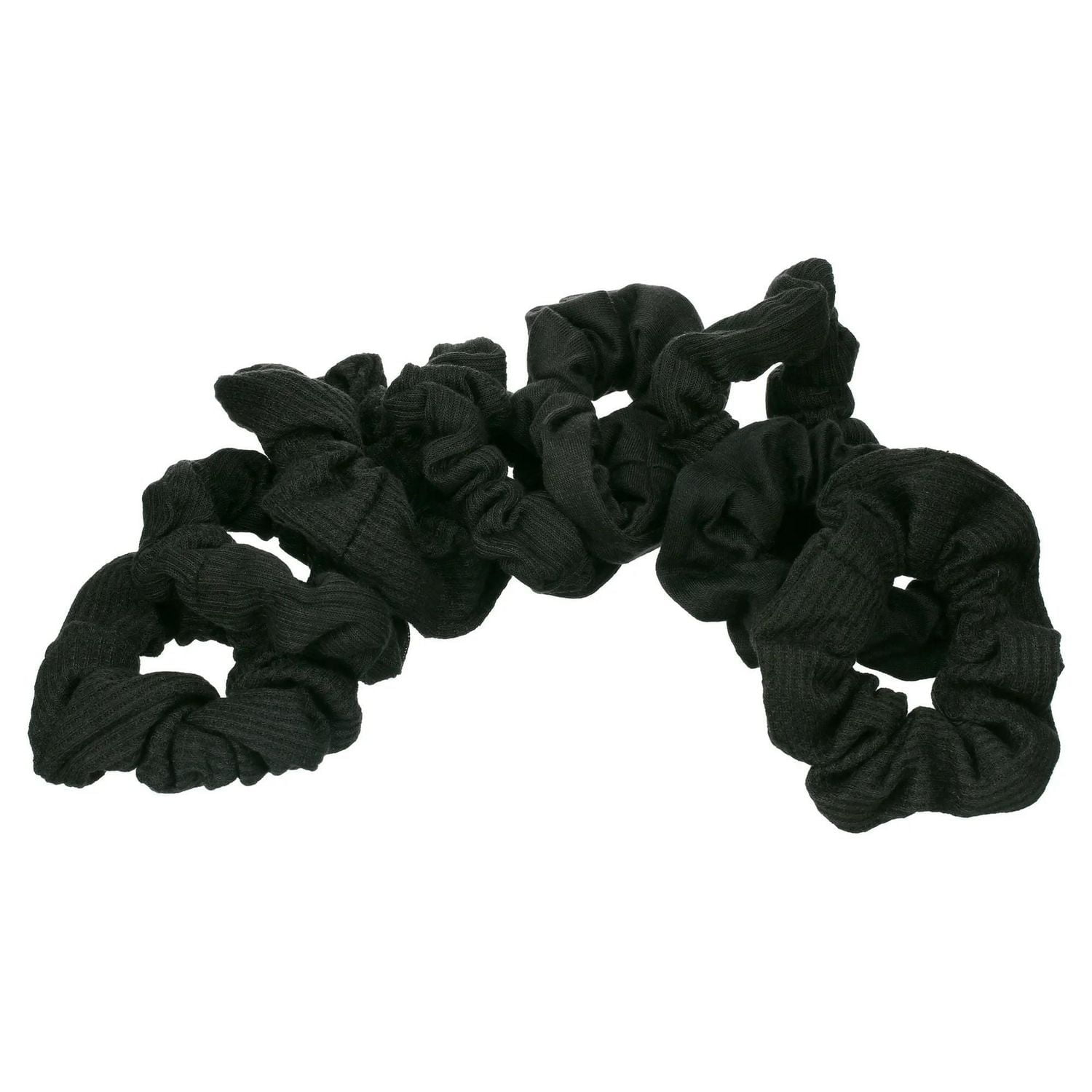 Goody Ouchless Scrunchies - Gentle Hair Scrunchies - Black - 8 Ct, Goody Scrunchies