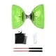 thumbnail image 4 of Juego de diábolo chino de triple rodamiento, práctico y divertido, portátil, de doble cabeza con S Verde, 4 of 9