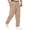 AD04-Camel, variant on Mens Baggy Sweatpants Fleece Straight Leg Comfy Casual Elastic Waist Drawstring Athletic Workout Jogger With Pockets Dark Gray L
