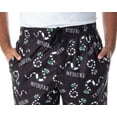 thumbnail image 3 of Beetlejuice Men's All-Over Print Sandworm Pattern And Logo Lounge Sleep Pajama Pants Sleepwear, 3 of 7