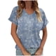 thumbnail image 1 of Camisetas de Manga Corta para Mujeres, Camiseta de Cuello en V Impresa Casual Top Hecha de Material Cómodo para Todo el Uso Diario de Temporada, Camisetas para Mujeres Casual, 1 of 5