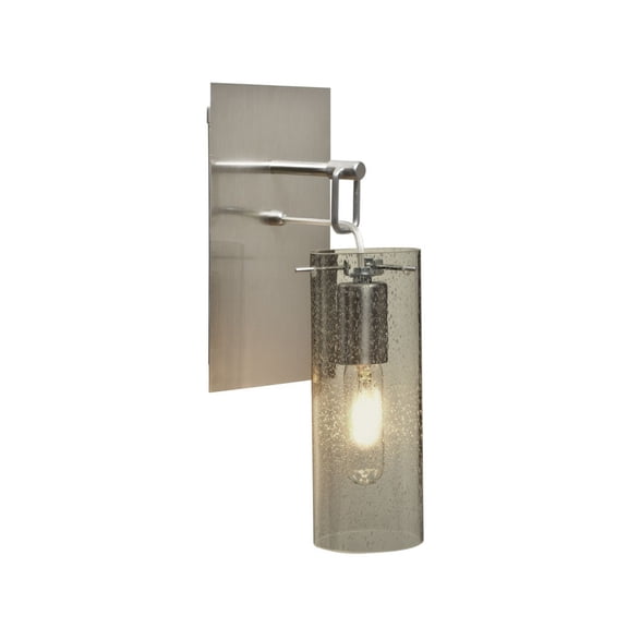 Besa Lighting - Juni 10 - One Light Wall Pendant-Satin Nickel Finish-Latte