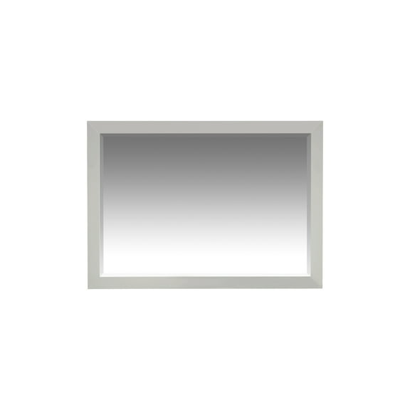Legion Furniture WS2512-48-SS-M 44 x 31.5 in. Wood & Glass Silver Strand Mirror