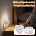 thumbnail image 5 of Heart Shaped Night Light US Plug-in, Decorative LED Light-Controlled Nightlight, Smart Dusk to Dawn Sensor for Bedroom and Gift, 4 Colors, 5 of 6