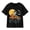 Black-25, variant on Halloween Pumpkin Ghost Seasonal Lettering Graphic T-Shirt for Boys, Fun Spooky Short Sleeve Shirt for Fall
