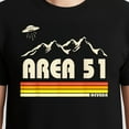 thumbnail image 3 of Area 51 With UFO T-Shirt – Alien Enthusiast Theme – Unisex Gift, 3 of 6