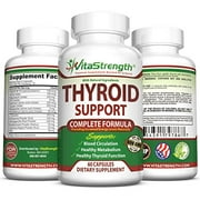 VitaStrength Thyroid Support & Metabolism Supplement, 60 Capsules