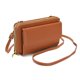 thumbnail image 5 of Women\'s Crossbody Small Square Moblie Phone Bag Multi-layer Design For TravelingBrown, 5 of 5