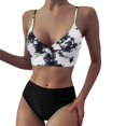 thumbnail image 1 of Gibobby Traje de Baño Sexy Bikini Traje de baño bikini sexy para mujer(Negro,XL), 1 of 5