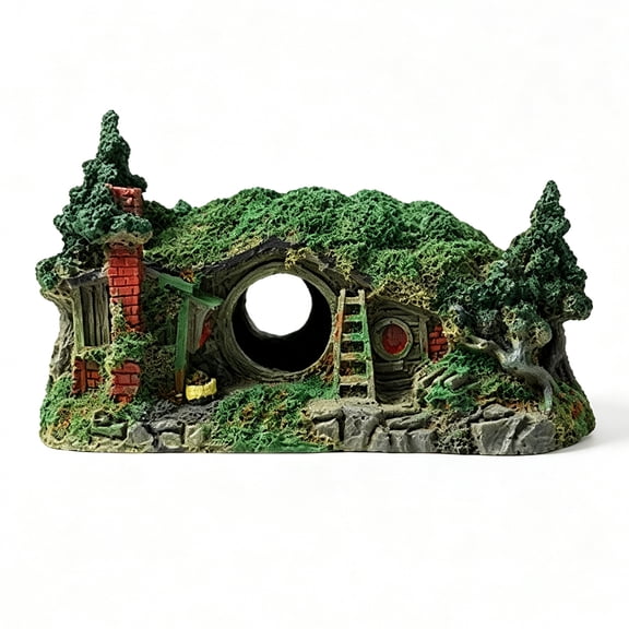 Aquarium Decoration, Resin Fish Tank Decorations, Multi-Functional Fish Tank Accessories for Aquarium and Reptile Landscape