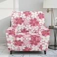 thumbnail image 2 of Renewold Cherry Blossom Stretch Recliner Chair Cover Washable Couch Cover Recliner 4 Pieces Soft Polyester Spandex Reclining Slipcover Furniture Protector for Reclining Sofa, 2 of 8