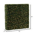 thumbnail image 6 of Vickerman 48"Artificial Boxwood Hedge With 400 Warm White LED Lghts., 6 of 8