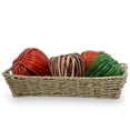 thumbnail image 5 of Premium Handmade 13" Seagrass Rectangular Tray Basket – Rustic Boho Organizer for Kitchen Countertop, Bathroom, Coffee Table & Entryway Catchall for Keys, Remotes & Decor by The Lucky Clover Trading, 5 of 9