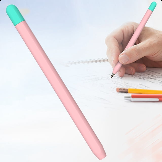 Craft and Office Tools Office Supplies Writing Supplies Durable Material Stationery Supplies Office Accessories Silicone Grip Case for Pen 5 Point Protective Color Mix Sleeve with Sensitivity
