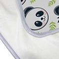 thumbnail image 5 of SKYSONIC Velvet Plush Throw Thermal Blanket 4 x 5 FT Panda Leaves Flannel Fleece Blanket for Women Kids Couch Bed Sofa Car, 5 of 5