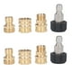 thumbnail image 5 of Juego de adaptadores para hidrolavadora, kit de desconexión rápida de tuberías de agua, accesorios de ferretería industrial, 5 of 12