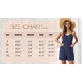 thumbnail image 5 of Cueply Womens Summer Sleeveless Rompers Shorts Overalls Adjustable Spaghetti Strap Loose Jumpsuit with Pockets, 5 of 5