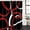 Red, variant on Polyester Fabric Red Geometric Shower Curtain, Vintage Abstract Stripes Aesthetic Art Waterproof Bathtub Curtain Bathroom Decor Set with Hooks 54 x 78 Inches