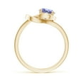 thumbnail image 2 of ANGARA Natural Solitaire Tanzanite Infinity Knot Ring in 14K Yellow Gold for Women (Size-6mm) | December Birthstone, Birthday, Anniversary, Jewelry Gift for Women | Natural Tanzanite Ring, 2 of 9