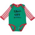 thumbnail image 3 of Inktastic I'm Your Fathers Day Mom Says You're Welcome Boys or Girls Long Sleeve Baby Bodysuit, 3 of 5
