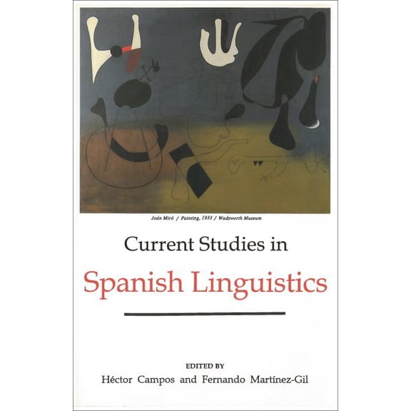 Pre-Owned Current Studies in Spanish Linguistics Paperback